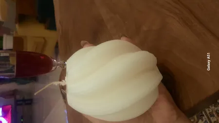 شمع دست ساز مدل تزیینی مجموعه 5 عددی