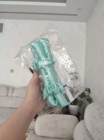 بیگودی مدل کرلی روبان به همراه کش مو بسته 2 عددی