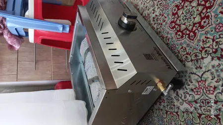 کباب پز آتش مهر مدل گازی استیل 45