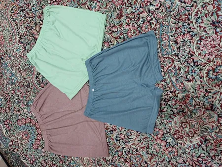 شورت مردانه مدل پادار نخی شایان 2 مجموعه 3 عددی