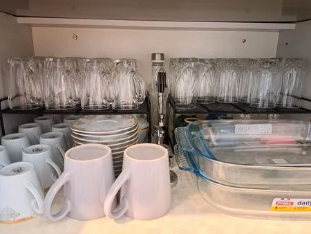 شلف داخل کابینت مرولین  مدل یک طبقه طاقچه کد 40311