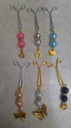 گیره روسری زنانه مدل 2020110 مجموعه 6 عددی