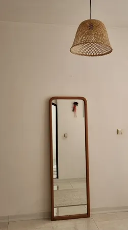 آینه ایبلو مدل مستطیل چوبی