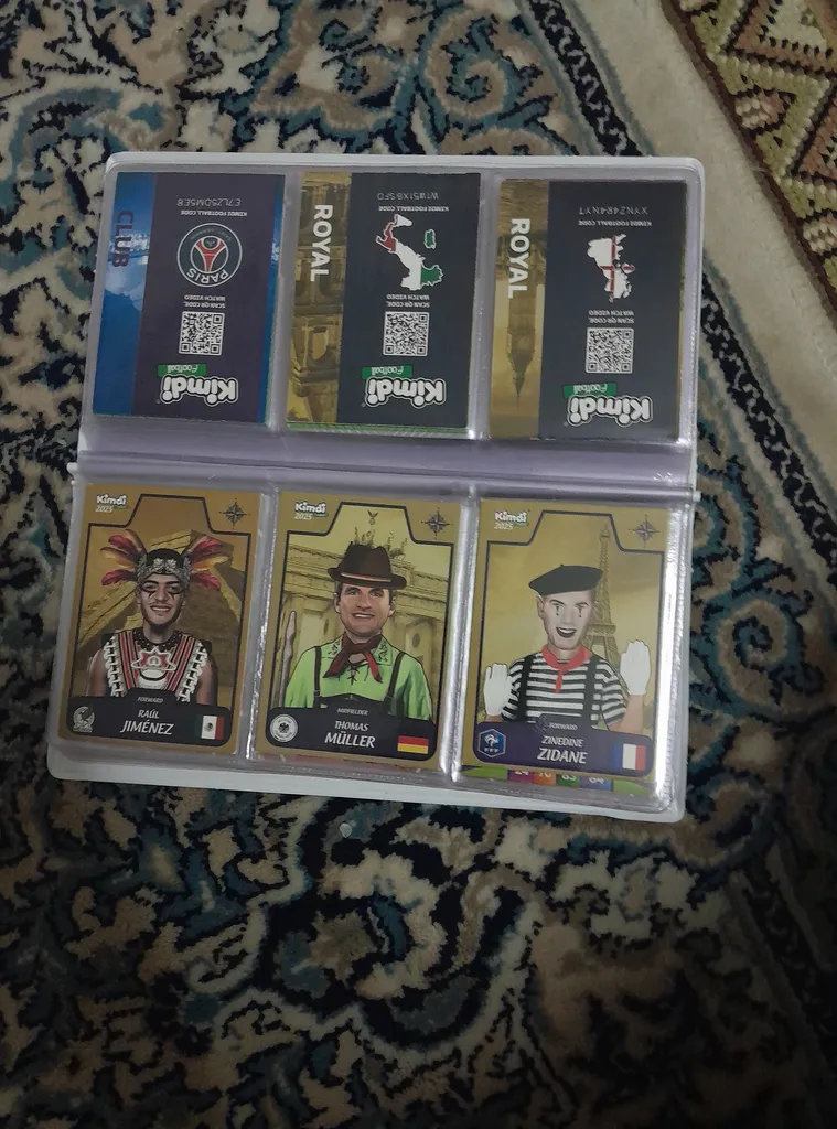 آلبوم کارت فوتبالی کیمدی مدل رئال مادرید
