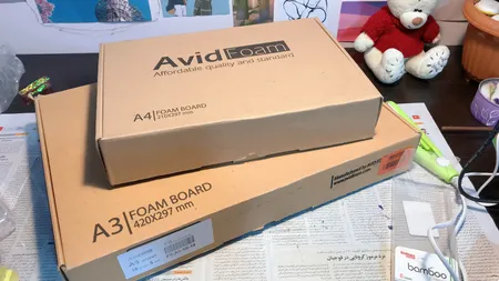 فوم ماکت سازی آویدفوم مدل خام PS-A3-5M-10 بسته 10 عددی