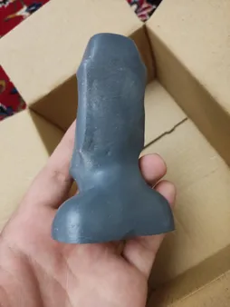 مجسمه مدل کاکاسنگی خندان