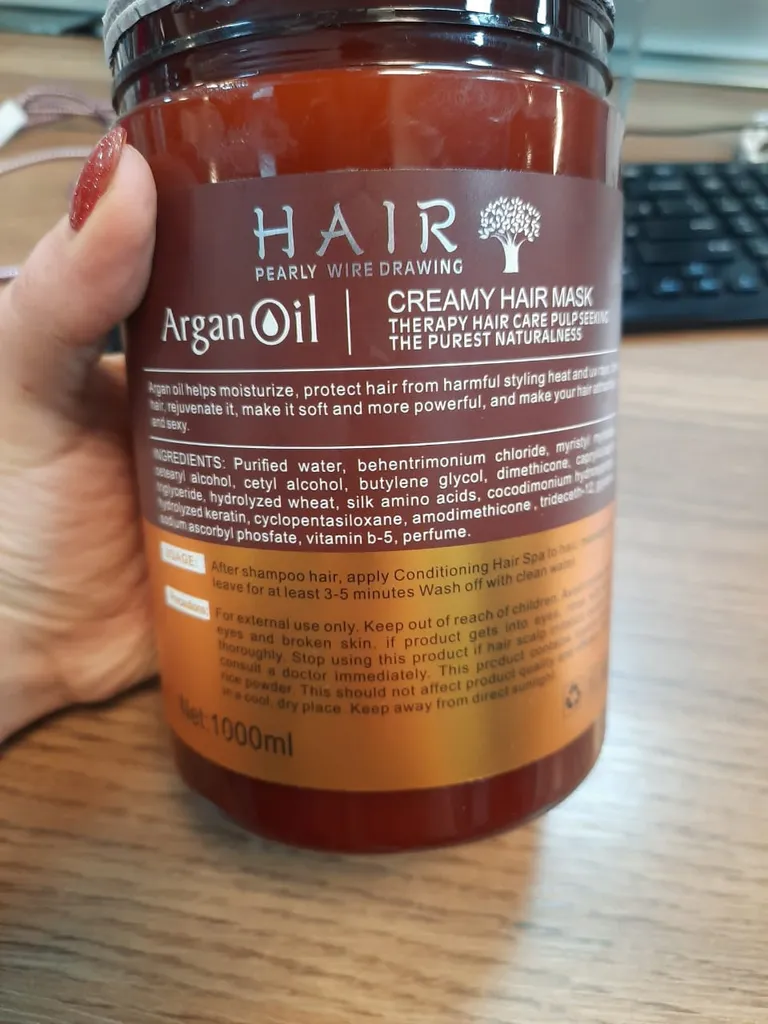 ماسک مو هر مدل Argan Oil حجم 1000 میلی لیتر