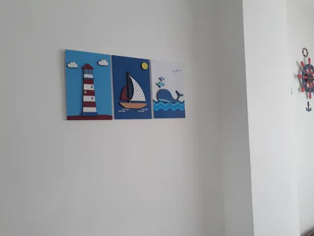 تابلو برجسته کودک ژیوار مدل Boat And Sea