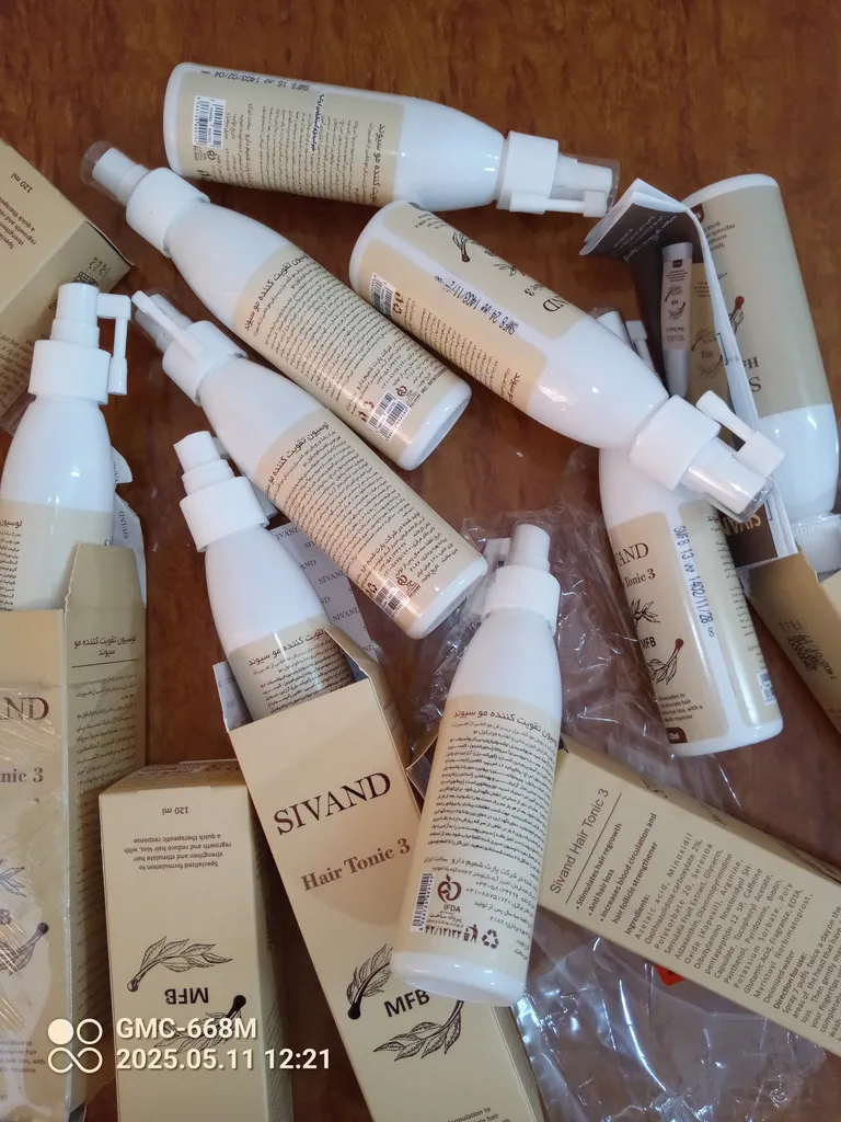 لوسیون ضد ریزش و تقویت کننده مو سیوند مدل MFB حجم 120 میلی لیتر