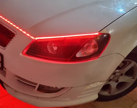 ریسه نئون فلکسی مدل v12 طول 1 متر