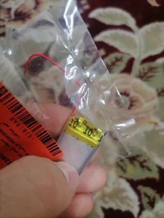 باتری لیتیوم پلیمر مدل 402030DM ظرفیت 300 میلی آمپر ساعت