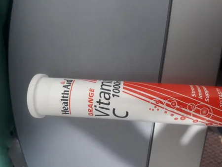 قرص جوشان ویتامین ث با طعم پرتقال  هلث اید - 1000 میلی گرم بسته 20 عددی