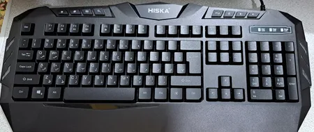 کیبورد گیمینگ هیسکا مدل HX-KEG400 RGB، سوییچ ممبران، Full-Size نورپردازی RGB