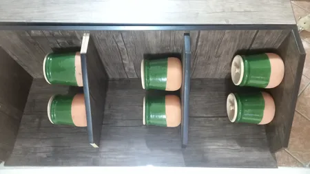 ظرف دیزی سفالی مدل یک نفره بسته 6 عددی