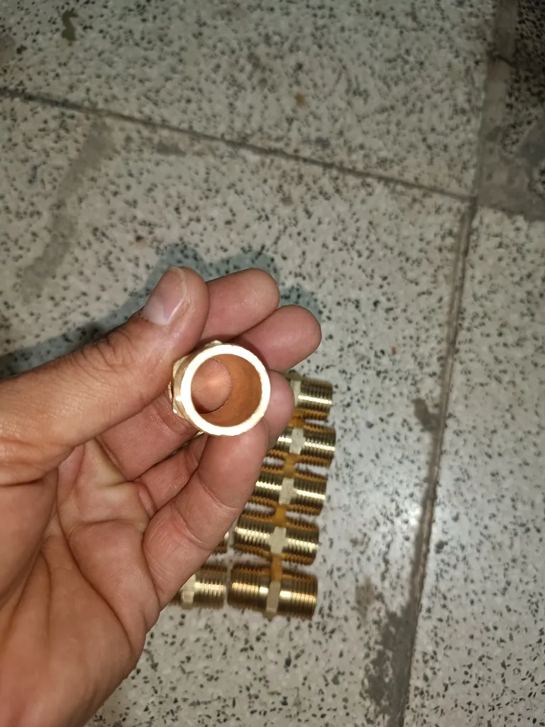 اتصال مغزی دینا مدل برنجی TP-20 بسته 10 عددی