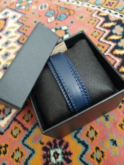 دستبند چرم وارک مدل رهام کد rb176