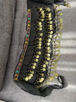 شال دست دوز زنانه مدل سکه دار