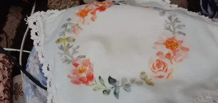 جانماز کیفی طرح گل های بهاری مدل BPA270201