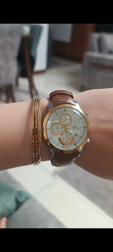 ساعت مچی عقربه‌ای زنانه الگانس مدل EZCHGH8080