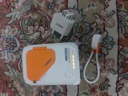 پاوربانک 20 وات هیسکا مدل HP-123PD ظرفیت 10000 میلی آمپر ساعت