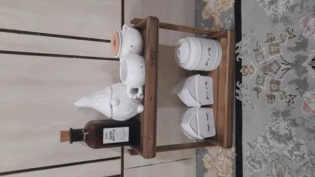 استند جا ادویه ای مدل چوبی