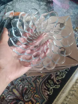 پیش دستی شیشه و بلور اصفهان سری فلورانس کد 817 بسته 6 عددی