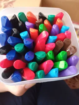 خودکار رنگی کیان قطر نوشتاری 1 میلی متر بسته 50 عددی