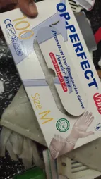 دستکش لاتکس اپی پرفکت مدل Nitril بسته 100 عددی