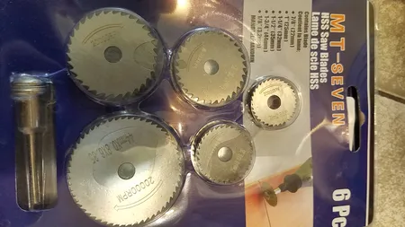 تیغ فرز انگشتی مدل DCGJ مجموعه 6 عددی