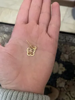 گوشواره طلا 18 عیار زنانه مایا ماهک مدل ME0884