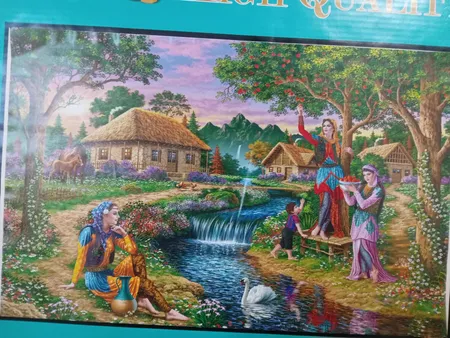 پازل 1000 تکه ایران طرح دهکده زیبا مدل AP-357