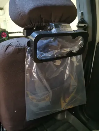 نگهدارنده تلفن همراه و جالیوانی سطل زباله مخصوص خودرو مدل 123