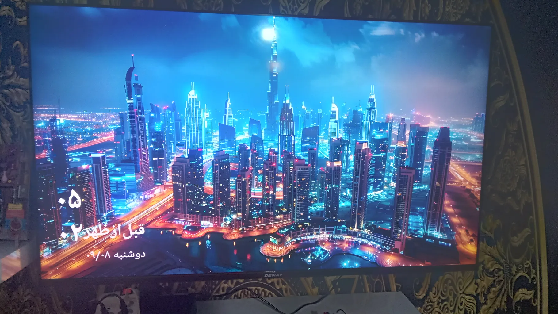 تلویزیون 58 اینچ کیو ال ای دی هوشمند دنای مدل K-58GF4Q