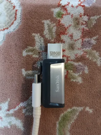 فلش مموری سن دیسک مدل Ultra Dual Drive USB Type-C ظرفیت 128 گیگابایت