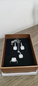 تجریه خرید نیم ست نقره زنانه جی تی ای مدل G_257