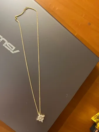 زنجیر طلا 18 عیار زنانه طلای مستجابی مدل میرو  کد Zb45