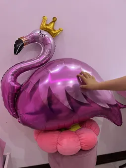 بادکنک فویلی مدل فلامینگو کد099