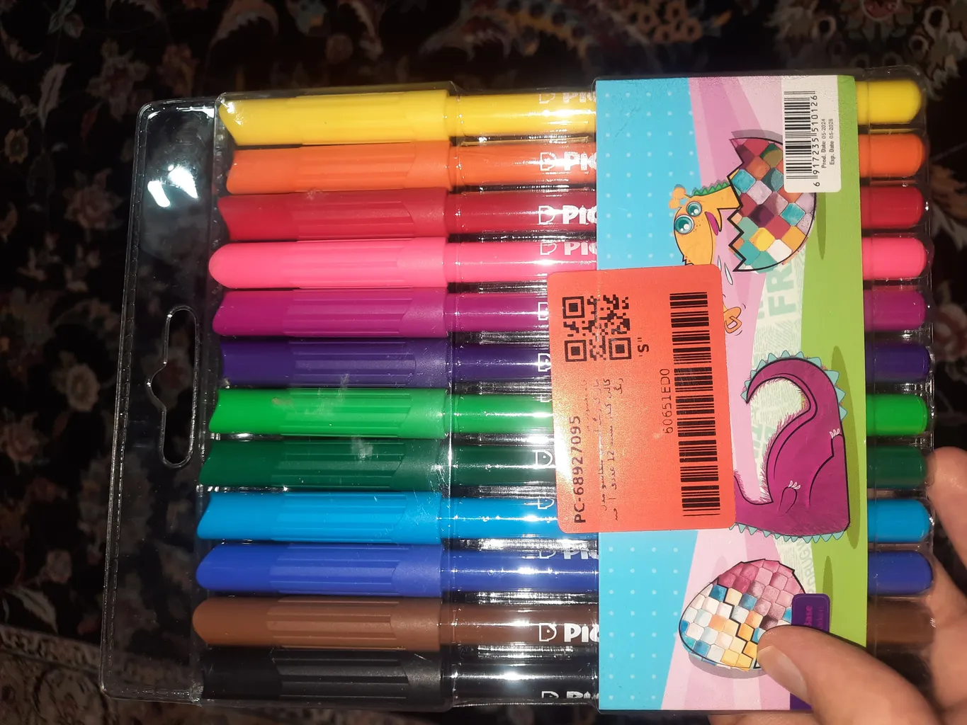 ماژیک رنگ آمیزی پیکاسو مدل کالی کیدز بسته 12 عددی