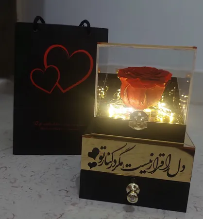 جعبه موزیکال مدل گنجینه طرح دل را قرار نیست