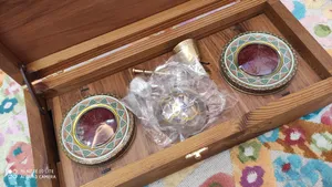 تجریه خرید زعفران هدیه باکس چوبی - 4 گرم به همراه هاون و قوری