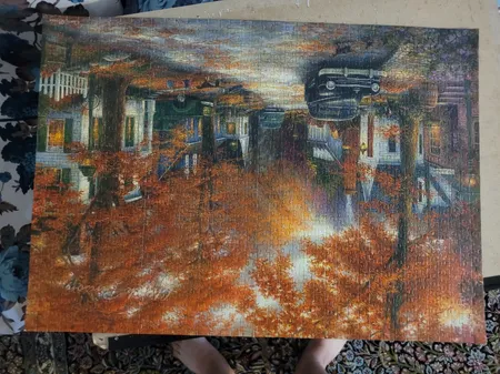 پازل 1000 تکه پازل ایران طرح پاییز