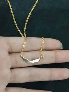 تجریه خرید گردنبند دخترانه مدل بال فرشته کد 32