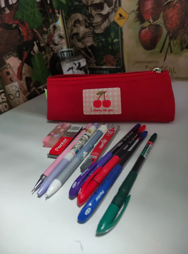 جامدادی طوطی دیزاین مدل کالج طرح گیلاس