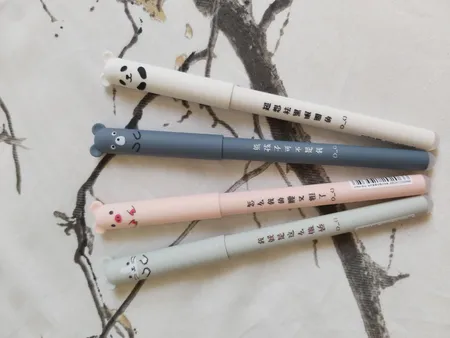 خودکار مدل عروسکی پاک کن دار مجموعه 4 عددی