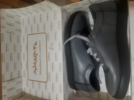 کفش روزمره مردانه چرم مشهد مدل J6186-002