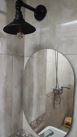آیینه سرویس بهداشتی آزالیا مدل بیضی کد FB4060