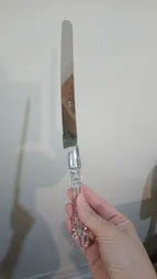 ست کارد و کفگیر سرو کیک مدل کریستال کد 7