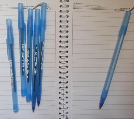 خودکار بیک مدل Round Stic بسته 5 عددی