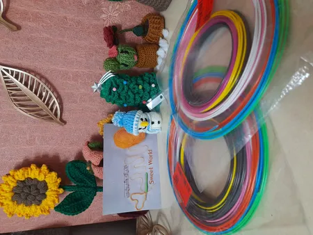 فیلامنت قلم طراحی سه بعدی PLA مدل AMOR طول 2 متر بسته 10 عددی