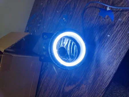 چراغ مه شکن جلو خودرو مدل نئون دار مناسب برای 207 بسته دو عددی